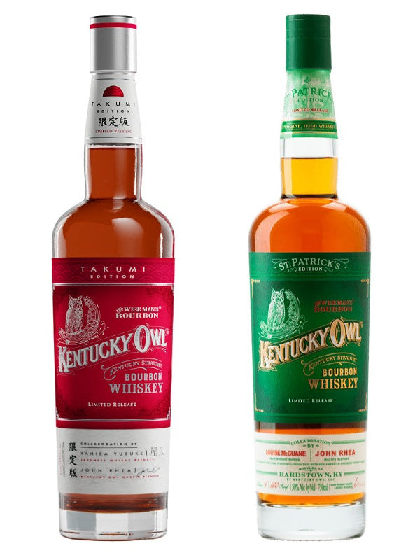 Kentucky Owl Bourbon Takumi & St. Patrick's Edition 2 Bottle Combo