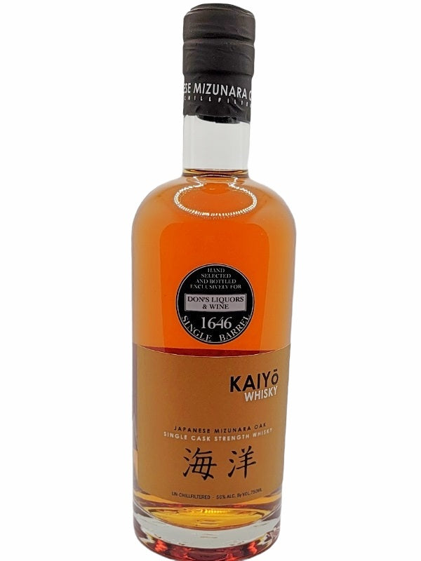 Kaiyo Whisky Mizunara Oak Don's Liquors & Wine Single Barrel