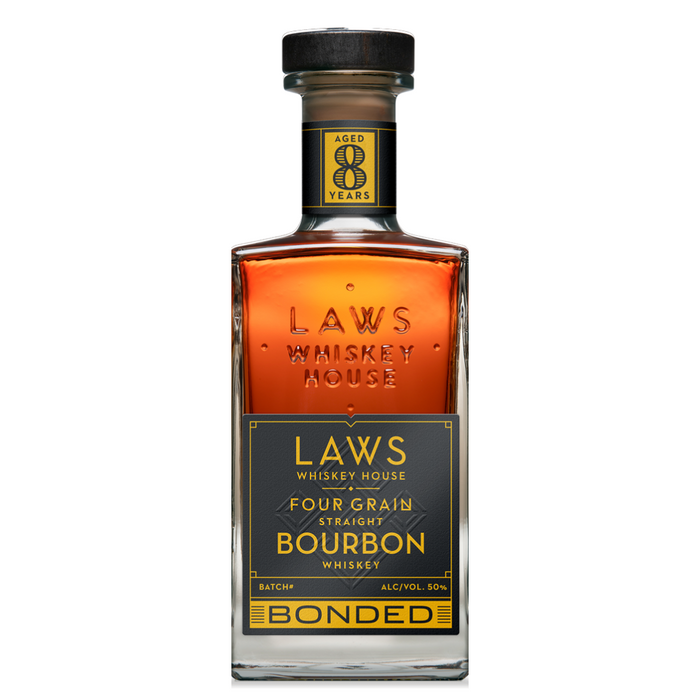 Laws Whiskey Four Grain Bourbon 8 Year Bond