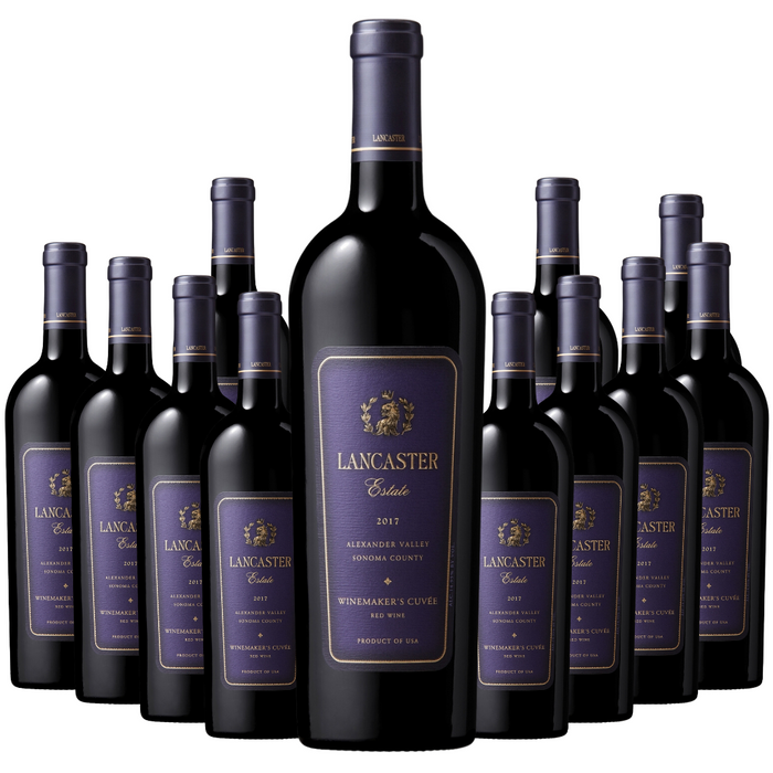 Lancaster Estate Red Wine Winemaker's Cuvee Alexander Valley 2019 12 Bottle Case