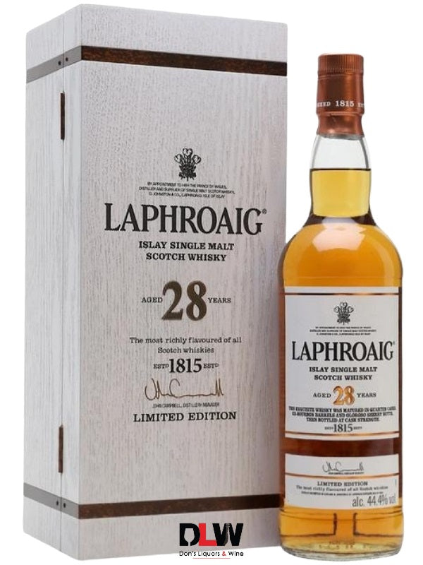 Laphroaig 28 Year Old Single Malt Whisky Final Cask 88.8 Proof