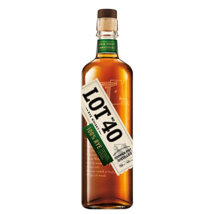 Lot 40 Copper Pot Still Canadian Rye Whisky