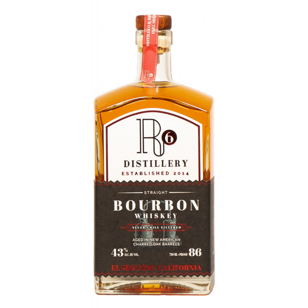 R6 Distillery Straight Bourbon Whiskey 86