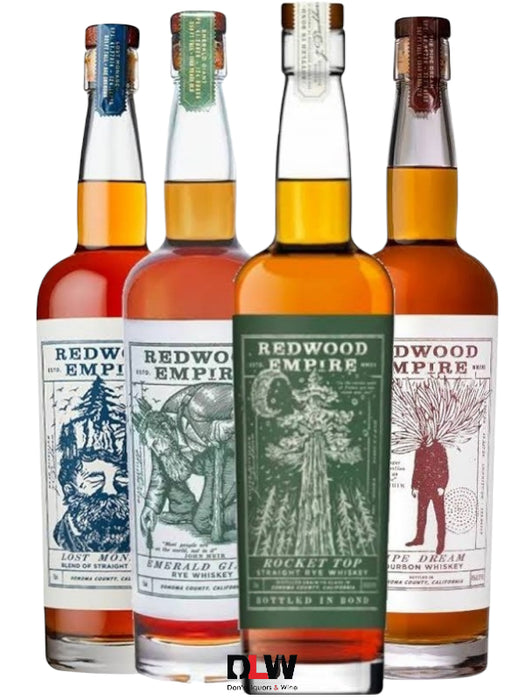 Redwood Empire Rocket Top Straight Rye 4 Bottle Combo