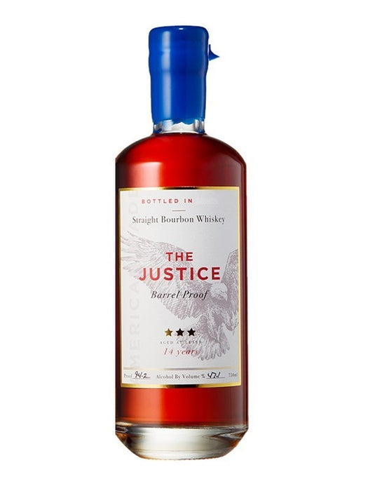 The Justice 16 Year Old Barrel Proof Bourbon Whiskey