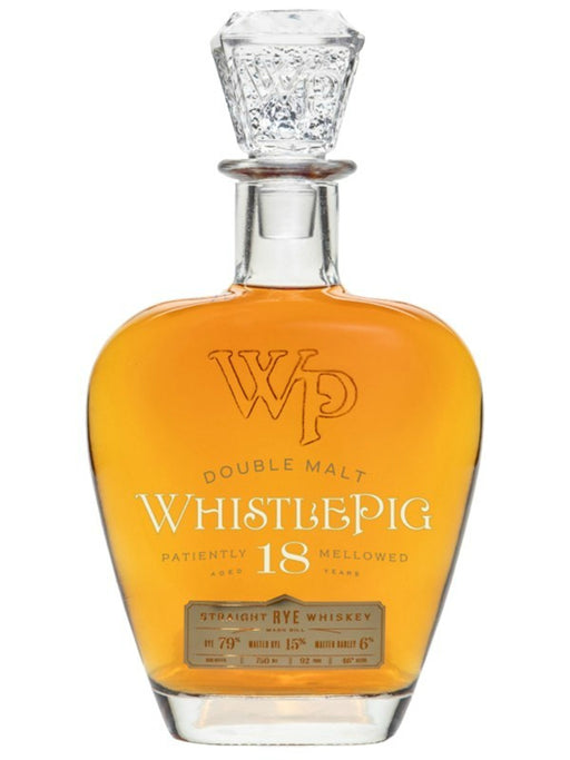 WhistlePig Double Malt 18 Year Old Rye Whiskey