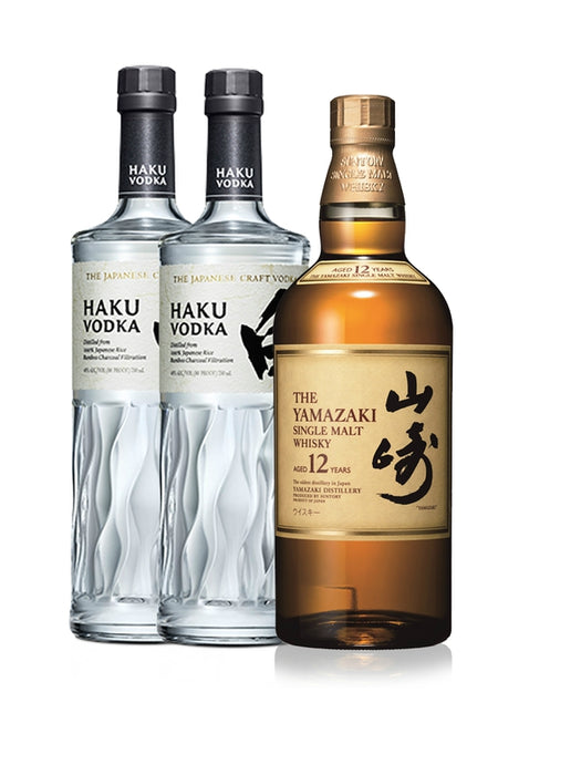 Yamazaki 12 Year & Haku Japanese Vodka - Whiskey - Don's Liquors & Wine - Don's Liquors & Wine