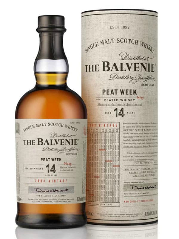 値下げ)THE BALVENIE PEAT WEEK 14 値下げTHE BALVENIE PEAT WEEK 14年