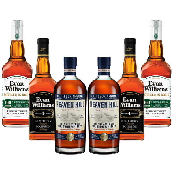 Heaven Evan 6 Bottle Combo - Heaven Hill - Evan Williams - Bottled in Bond