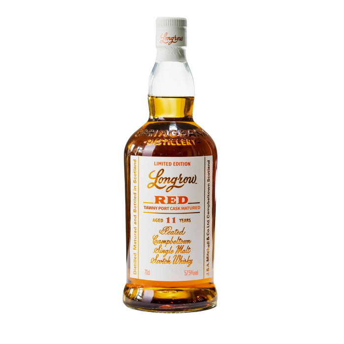 Longrow Red 11 Year Old Tawny Port Cask Matured Scotch Springbank Distillery Whisky