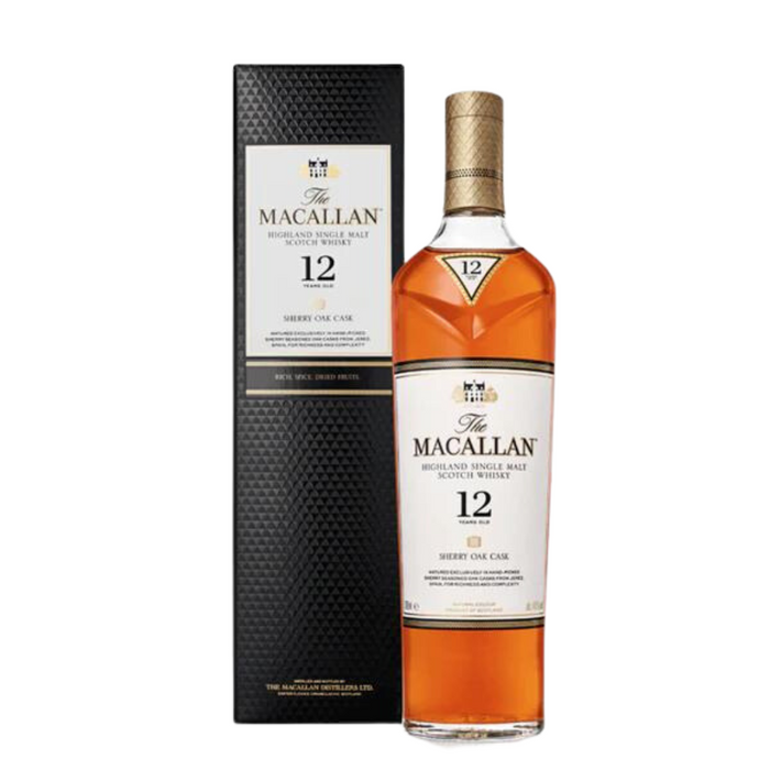 Macallan Sherry Oak 12 Year Single Malt Scotch Whisky - Scotch Macallan Sherry Oak 12 Year Single Malt Scotch Whisky - Scotch