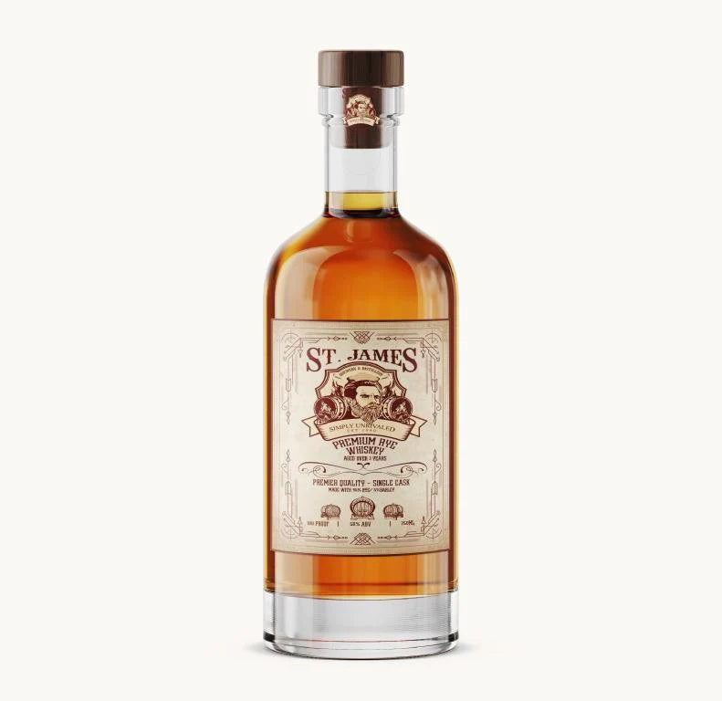 St. James Brewery & Distillery Premium Rye Whiskey - Whiskey