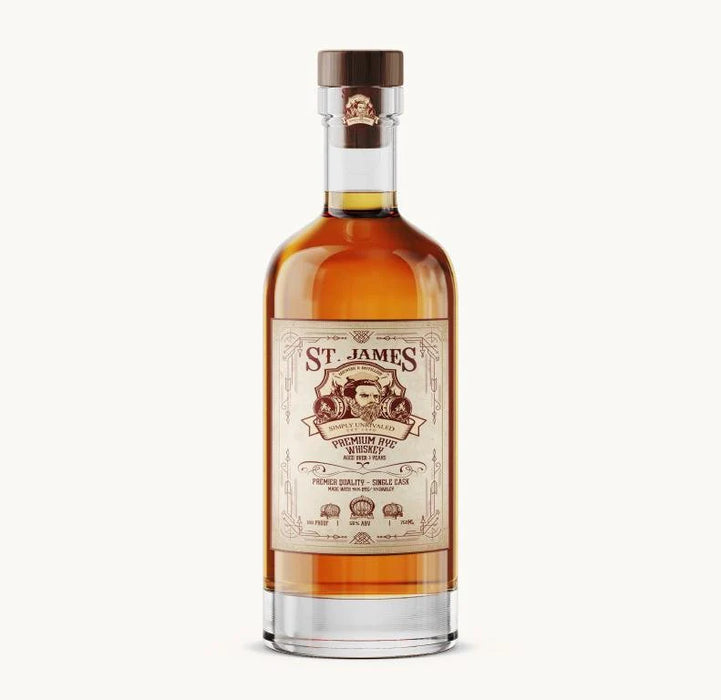 St. James Brewery & Distillery Premium Rye Whiskey